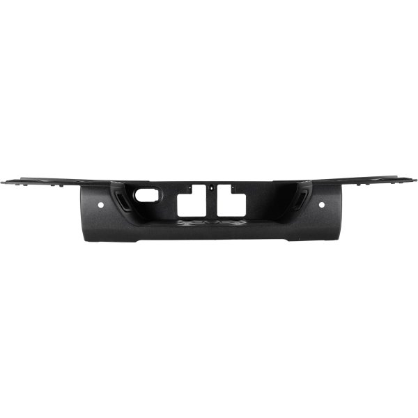 Step Bumper Face Bar for 2014-2021 Toyota Tundra, Painted Black, Without Pad, With Pad Provision, Without Mounting Bracket, Extension, With Park Assist Sensor Holes, Replacement