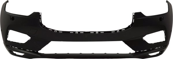 Front Bumper Cover for Volvo XC60 2018-2021, Primed (Ready to Paint), with Headlight Washer and Parking Assist System Holes, Suitable for T5/T6 Inscription, T5/T6 Momentum Models, Replacement