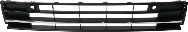 Front Bumper Grille for Volkswagen Passat 2016-2019, Assembly, S/SE/SEL/Wolfsburg Models, Canada/USA Built, with Intelligent Park Assist System Holes, Replacement