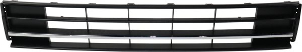 Front Bumper Grille for Volkswagen Passat 2016-2019, Assembly, S/SE/SEL/Wolfsburg Models, Built for Canada/USA, Without IPAS Holes, Replacement