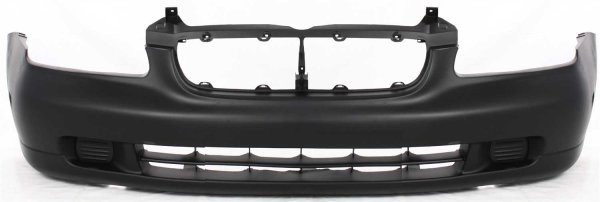Front Bumper Cover for Suzuki Esteem 1999-2002, Primed (Ready to Paint), with Side Light Holes, Replacement
