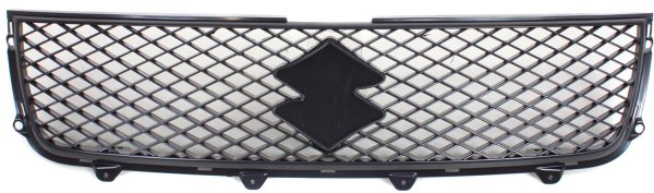 Plastic Grille for Suzuki Grand Vitara 2006-2010, Painted Silver Shell with Black Insert, Replacement