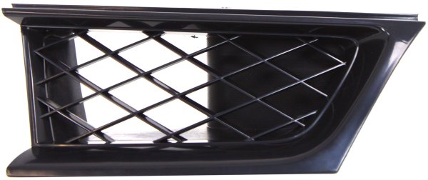 Black Shell and Insert Grille for 2006-2007 Subaru Impreza, Left (Driver) Side, Compatible with Sedan/Wagon, Replacement