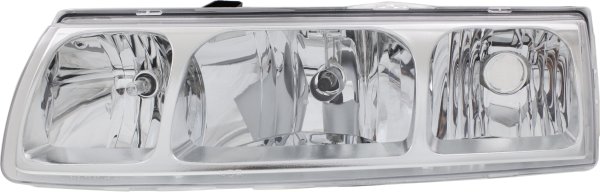 Headlight Assembly for Saturn VUE 2005, Left (Driver) Side, Chrome Interior, Halogen, Replacement