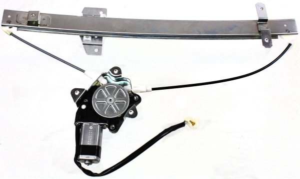 Front Window Regulator with Power Motor for Suzuki Sidekick 1991-1998, Left (Driver), 4-Door, Replacement