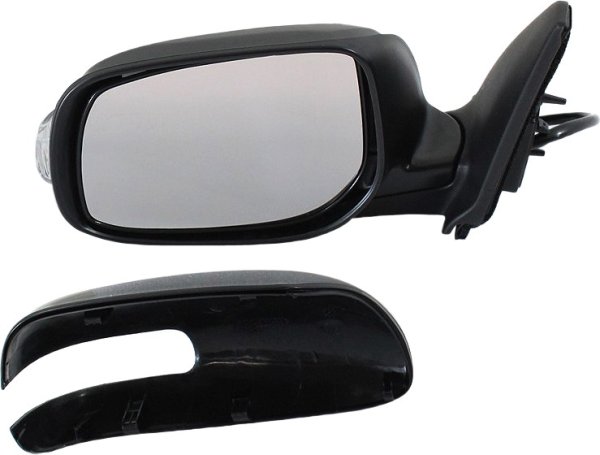 Power Mirror for TC 2011-2016, Left (Driver) Side, Manual Folding, Non-Heated, Paintable with Signal Light, Code 202, Replacement