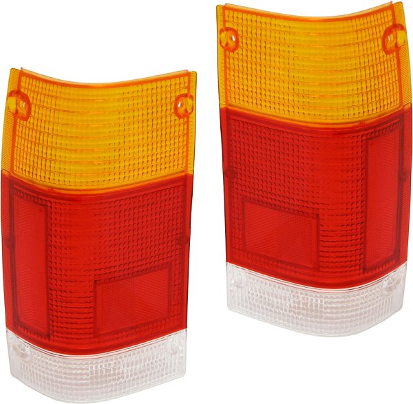 Tail Light Lens Pair/Set for 1986-1993 Mazda Pickup, Right (Passenger) and Left (Driver) Replacement