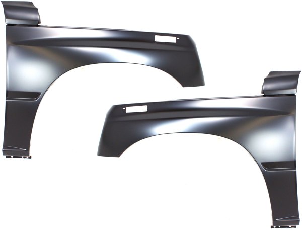 Front Fender Pair/Set for 1989-1998 Chevrolet Sidekick, Right (Passenger) and Left (Driver) Replacement