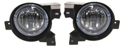 Front Fog Light Assembly for 2002-2005 Mountaineer, Right (Passenger) and Left (Driver) Side, Replacement Pair/Set