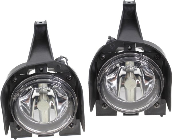 Front Fog Light Assembly Pair/Set for 1999-2001 Ford Explorer, Includes Right (Passenger) and Left (Driver) Lights, Replacement