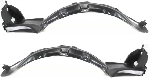 Front Fender Liner Pair/Set for 1991-1995 Legend, Left (Driver) and Right (Passenger) Side Replacement