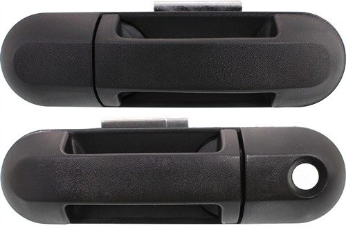 Front Exterior Door Handle Pair/Set for Ford Explorer 2002-2010, Includes Right (Passenger) and Left (Driver) Handles, Replacement
