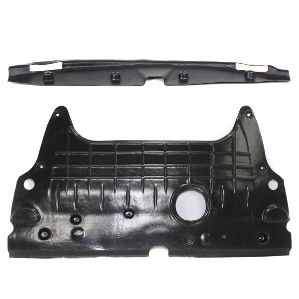 Engine Splash Shield Set for 2006-2007 Hyundai Sonata, Front and Rear Under Cover, Compatible with 2.4L/3.3L Engine, Replacement