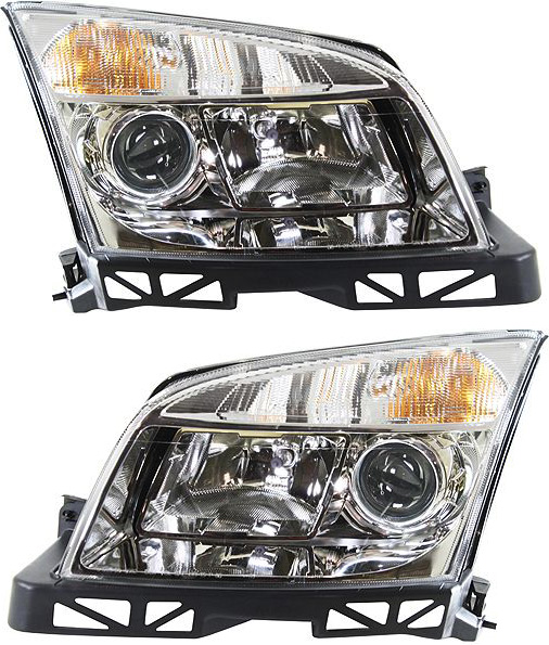 Headlight Assembly for Milan 2006-2009, Right (Passenger) and Left (Driver), Halogen Replacement Pair/Set