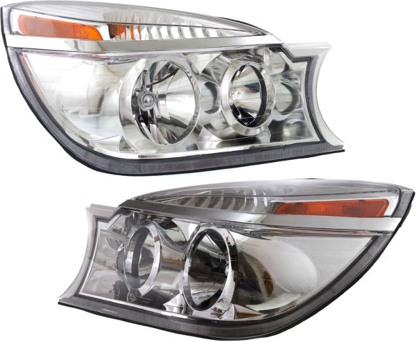Headlight Assembly for Buick Rendezvous 2004-2007, Right (Passenger) and Left (Driver), Halogen Replacement Pair/Set