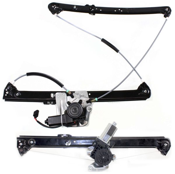 Front and Rear Window Regulator Power with Motor Set for BMW X5 2000-2006, Left (Driver) Side Auto Replacement