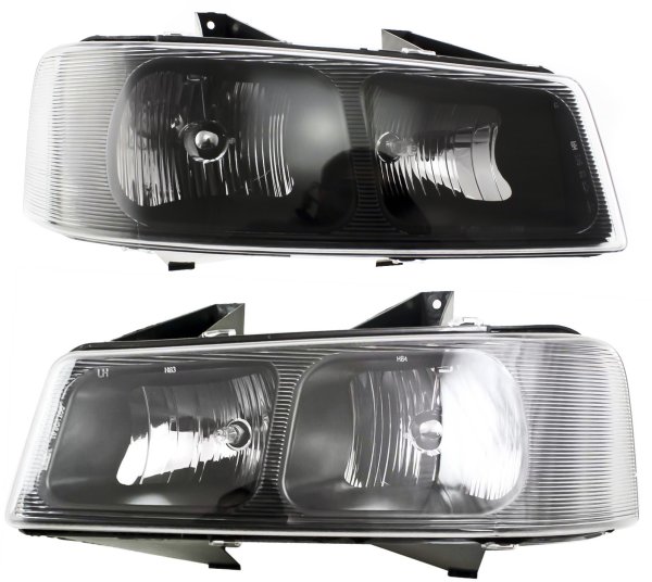 Headlight Assembly Pair/Set for 2003-2023 Express/Savana Van, Right (Passenger) and Left (Driver) Halogen Lights, Replacement