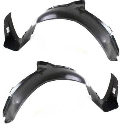 Front Fender Liner Pair/Set for Chevrolet Impala 2000-2005, Right (Passenger) and Left (Driver) Side Replacement