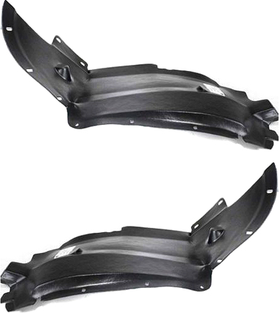 Front Fender Liner for Chevrolet Cavalier 2003-2005, Front Section, Right (Passenger) and Left (Driver) Replacement Pair/Set