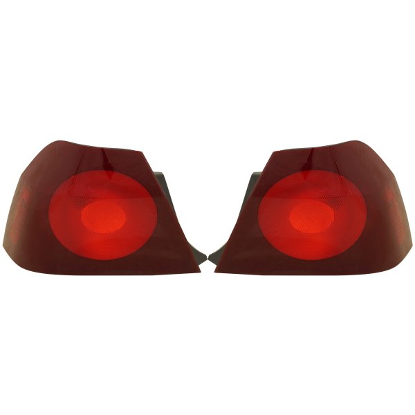 Tail Light Assembly Pair/Set for 2003-2004 Chevrolet Impala, Includes Outer, Right (Passenger) and Left (Driver) Halogen Lights, Replacement
