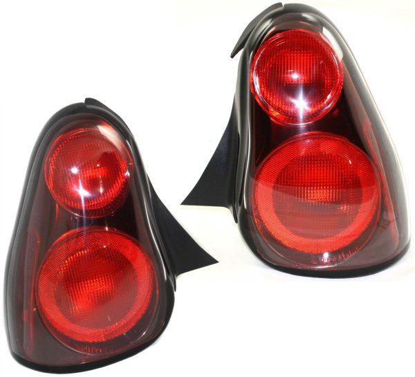 Tail Light Assembly Pair/Set for 2000-2005 Chevrolet Monte Carlo, Right (Passenger) and Left (Driver), Replacement