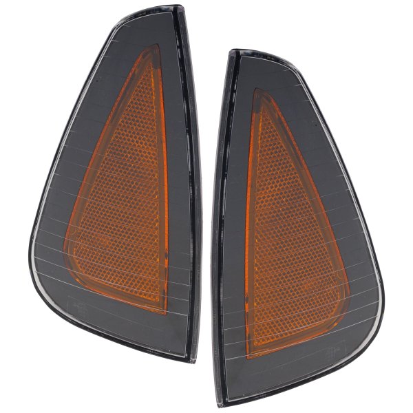 Pair/Set - Front Side Marker Light Assembly for Dodge Charger 2006-2010, Right (Passenger) and Left (Driver), Replacement Set
