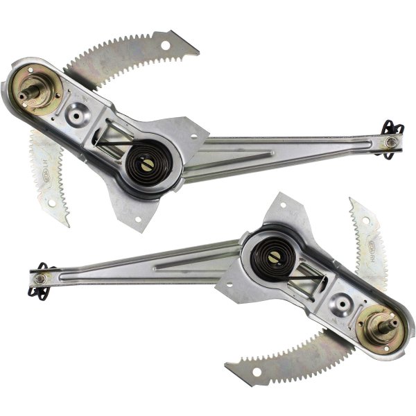 Manual Front Window Regulator Pair/Set for 1993-2011 Ford Ranger, Right (Passenger) and Left (Driver) Replacement
