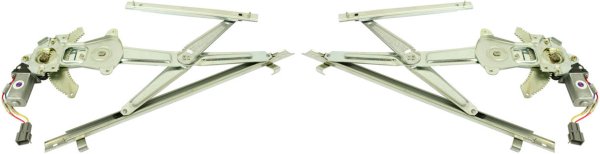 Front Window Regulator Replacement Pair/Set for 1995-2003 Windstar, 2004-2007 Freestar/Monterey â€“ Right (Passenger) and Left (Driver) Side