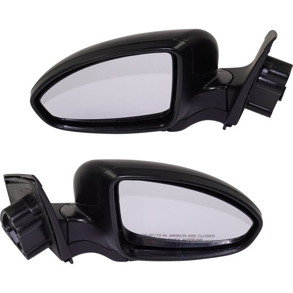 Power Mirror Pair/Set for Chevrolet Cruze 2011-2015/Cruze Limited 2016, Right (Passenger) and Left (Driver), Manual Folding, Non-Heated, Paintable, Without Auto Dimming or Memory, Blind Spot Detection, Signal Light, Replacement