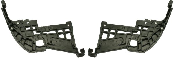 Front Bumper Bracket for 2005-2009 Tucson, Includes Right (Passenger) and Left (Driver) Lower Cover, Plastic Material, Hyundai Replacement Pair/Set