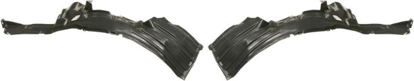 Front Fender Liner Pair/Set for 2000-2006 Honda Insight, Right (Passenger) and Left (Driver), Front Section Replacement