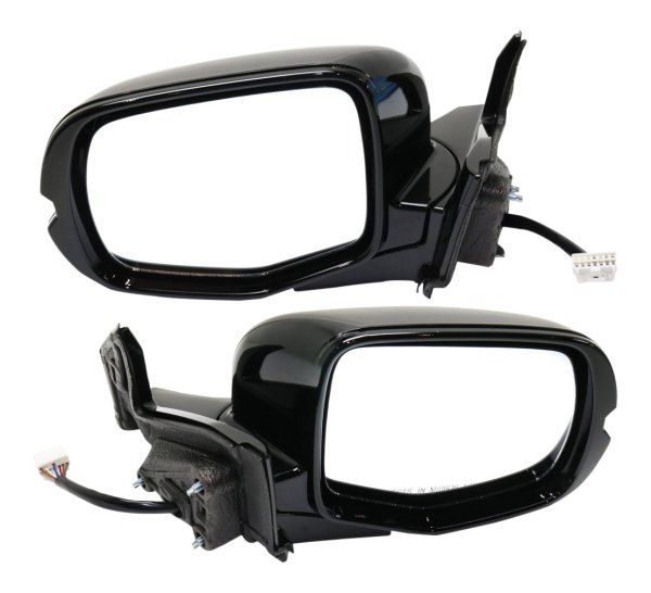 Paintable Mirror Pair/Set for 2017-2022 Honda Pilot, Right (Passenger) and Left (Driver) Side, Replacement