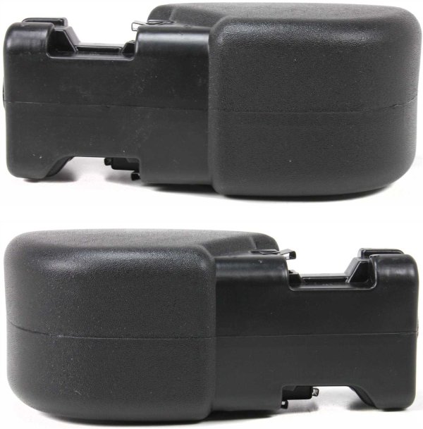 Front Bumper End Pair/Set for Jeep Wrangler 1997-2006, Includes Right (Passenger) and Left (Driver) Ends, Replacement
