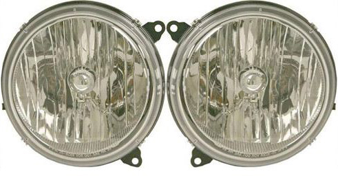 Pair/Set - Headlight Assembly for 2005-2007 Liberty, Right (Passenger) and Left (Driver), Halogen, Replacement