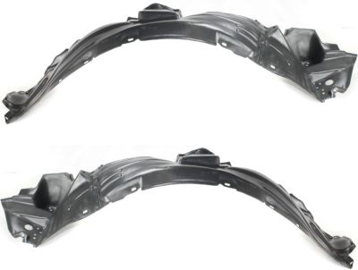 Front Fender Liner Pair/Set for 2001 Lexus IS300, Right (Passenger) and Left (Driver) Side, Replacement
