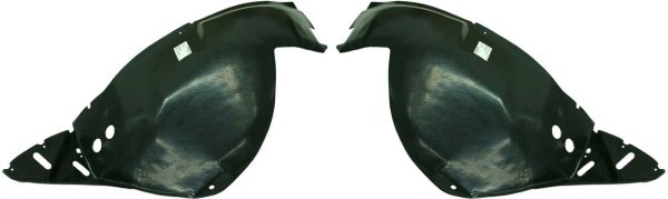 Front Fender Liner Pair/Set for 2004-2006 Lincoln LS, Right (Passenger) and Left (Driver) Front Section, Replacement