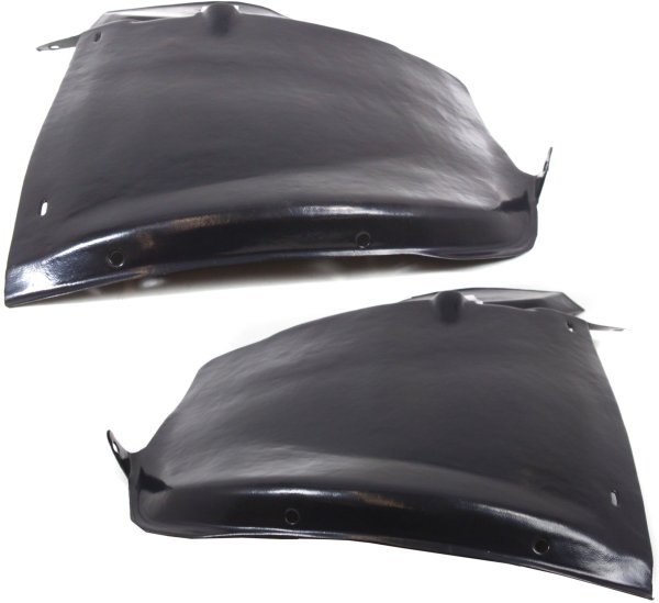 Front Fender Liner Pair/Set for 2003-2005 Lincoln Aviator, Right (Passenger) and Left (Driver), Front Section Replacement