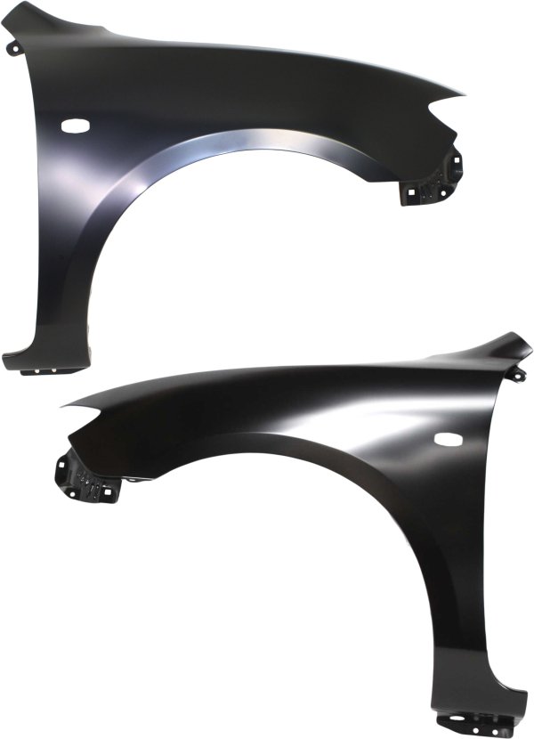Front Fender Pair/Set for Mazda 3 Sedan 2004-2009, Right (Passenger) and Left (Driver), Primed (Ready to Paint) Replacement