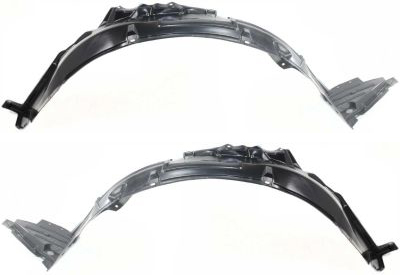 Front Fender Liner Pair/Set for Nissan Maxima 2004-2008, Right (Passenger) and Left (Driver) Side Replacement