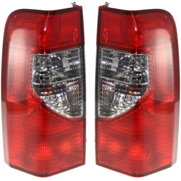 Tail Light Assembly Pair/Set for 2000-2001 Nissan XTERRA, Right (Passenger) and Left (Driver) Side, Replacement