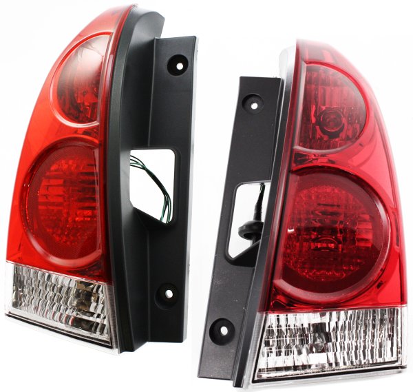 Tail Light Assembly for 2004-2009 Nissan Quest, Right (Passenger) and Left (Driver), Replacement Pair/Set