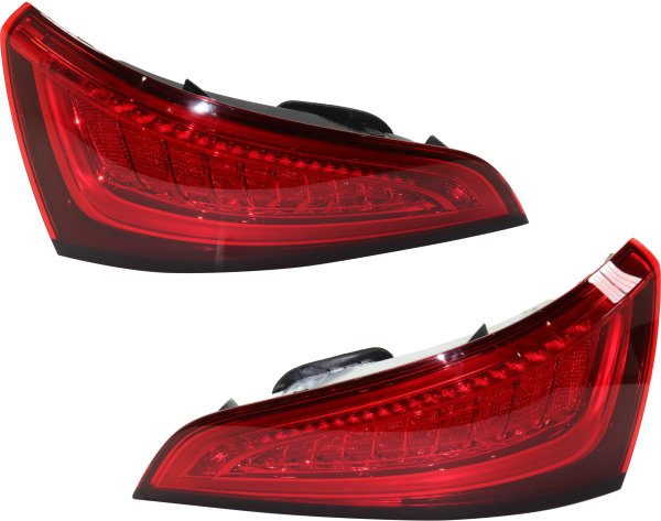 LED Upper Tail Light Assembly for Audi Q5/SQ5 2013-2017, Right (Passenger) and Left (Driver) Replacement Pair/Set
