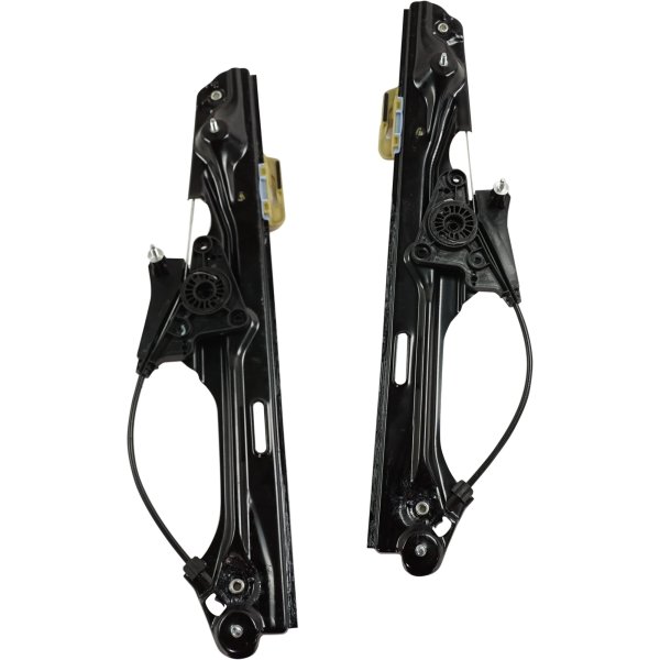 Front Window Regulator Pair/Set for BMW X3 2014-2017 Right (Passenger) and Left (Driver), Power, without Motor, Replacement