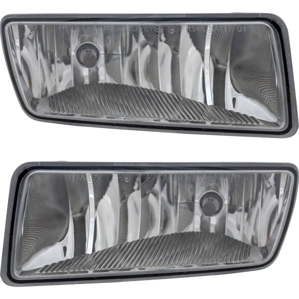 Front Fog Light Assembly Pair/Set for Ford Explorer 2006-2010, Right (Passenger) and Left (Driver) Replacement 