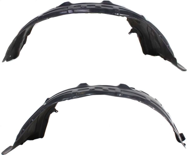 Front Fender Liner Pair/Set for Mazda CX-9 2007-2009, Right (Passenger) and Left (Driver), Replacement
