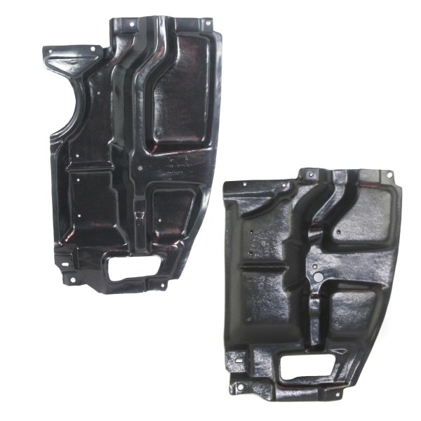 Engine Splash Shield Pair/Set for 2005-2010 Scion TC, Right (Passenger) and Left (Driver) Under Cover, Replacement
