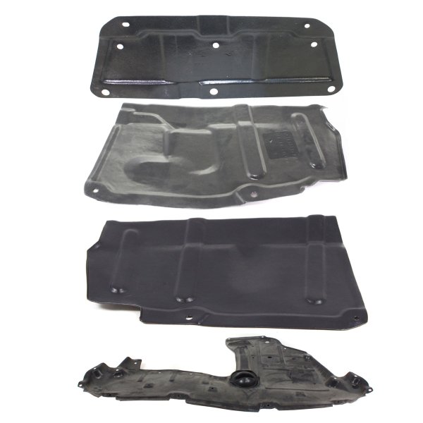Engine Splash Shield Pair/Set for Toyota RAV4 2006-2012, Front and Rear, Right (Passenger) and Left (Driver) Replacement