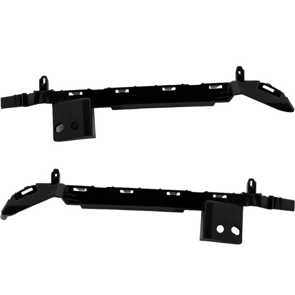 Front Bumper Bracket Pair/Set for Cadillac XT5 (2017-2023), Right (Passenger) and Left (Driver), Plastic Replacement