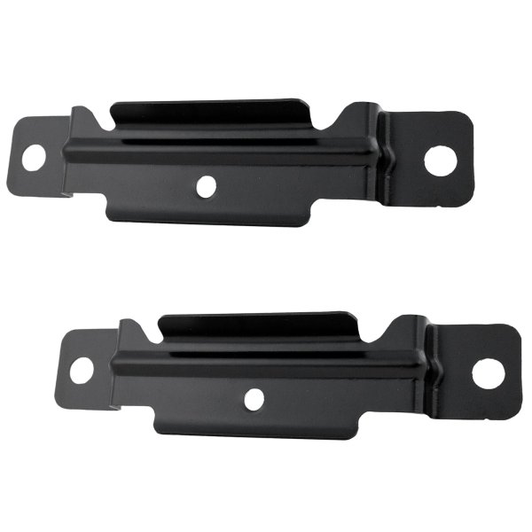 Front Bumper Bracket Pair/Set for 2014-2015 Chevrolet Silverado 1500, Upper, Steel, Includes Right (Passenger) and Left (Driver) Side, Replacement