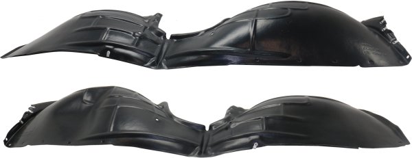 Front Fender Liner Pair/Set for 2018 Chevrolet Equinox, Both Left (Driver) and Right (Passenger) Sides, Replacement
